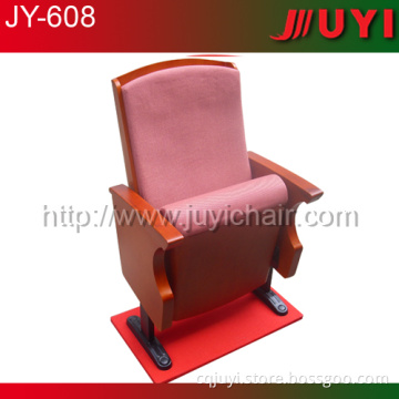 JY-608 factory price church pulpit chairs auditorium chair part church chairs wholesale metal cinmea chair